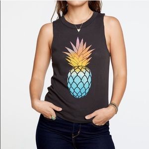 Chaser Watercolor Pina Tank. Size XS